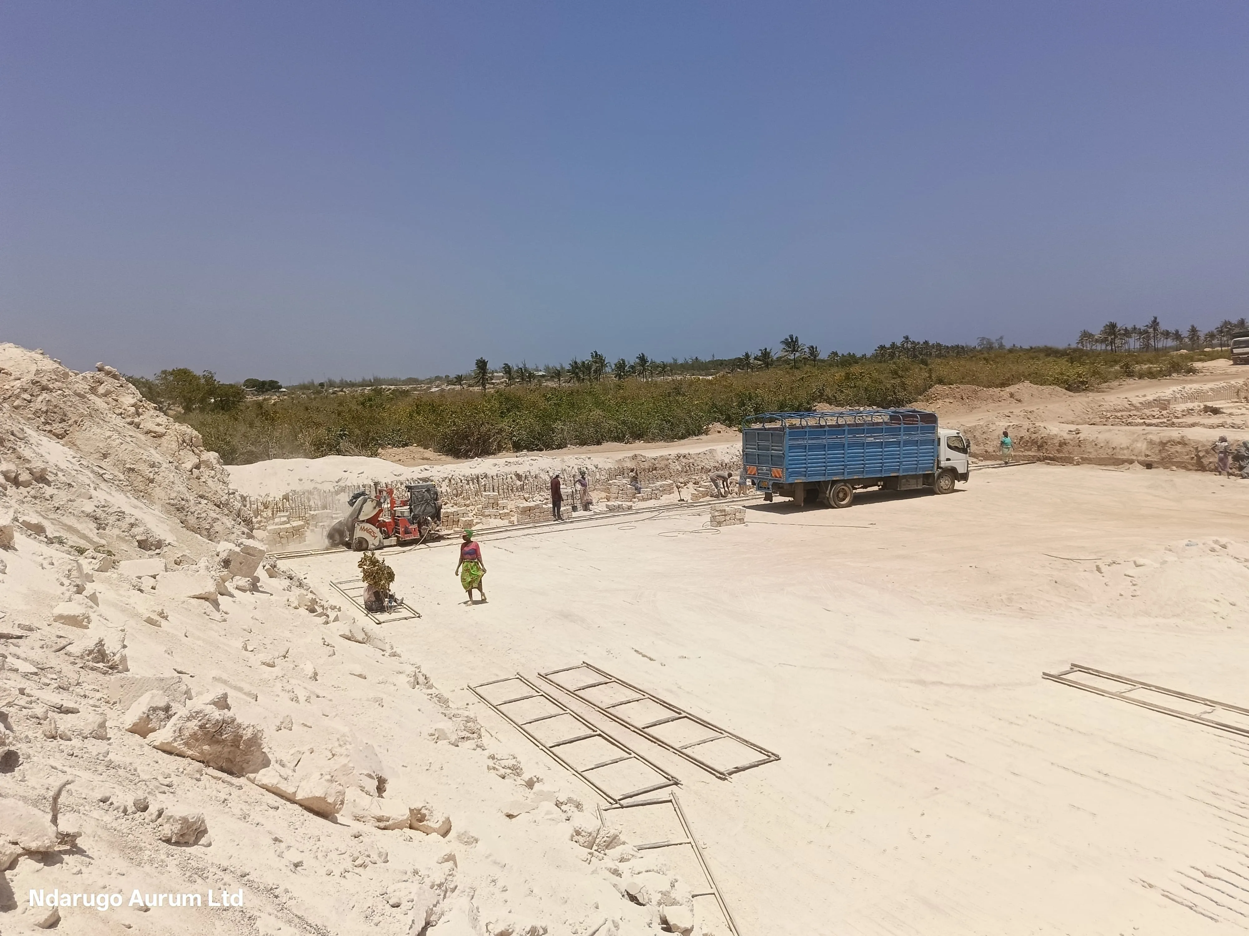 Coastal quarry production