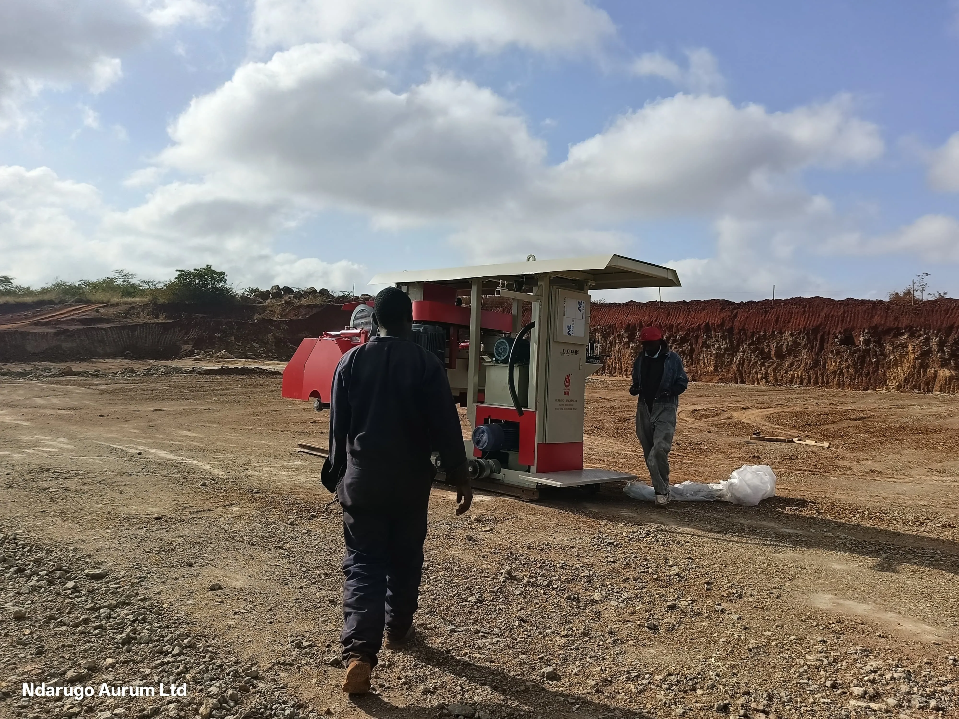 Red-soil quarry